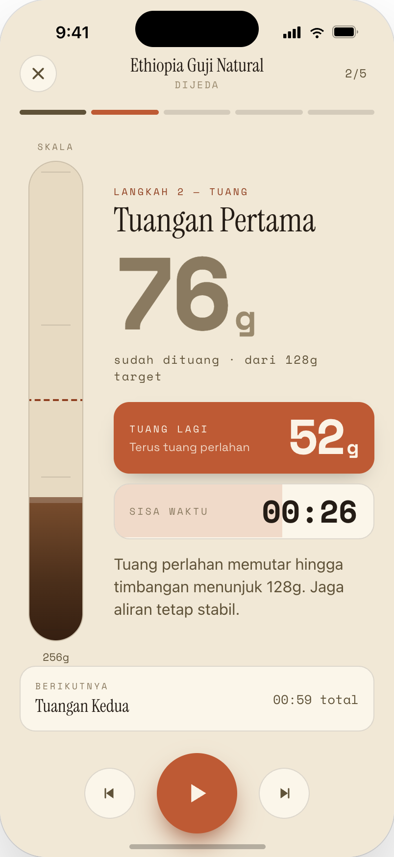 Seduh dengan timer — Blume